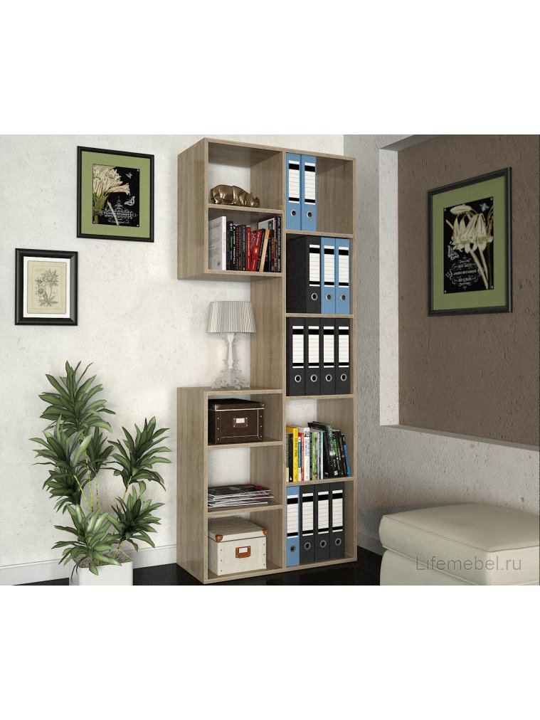 Стеллаж Рикс-2 дуб сонома