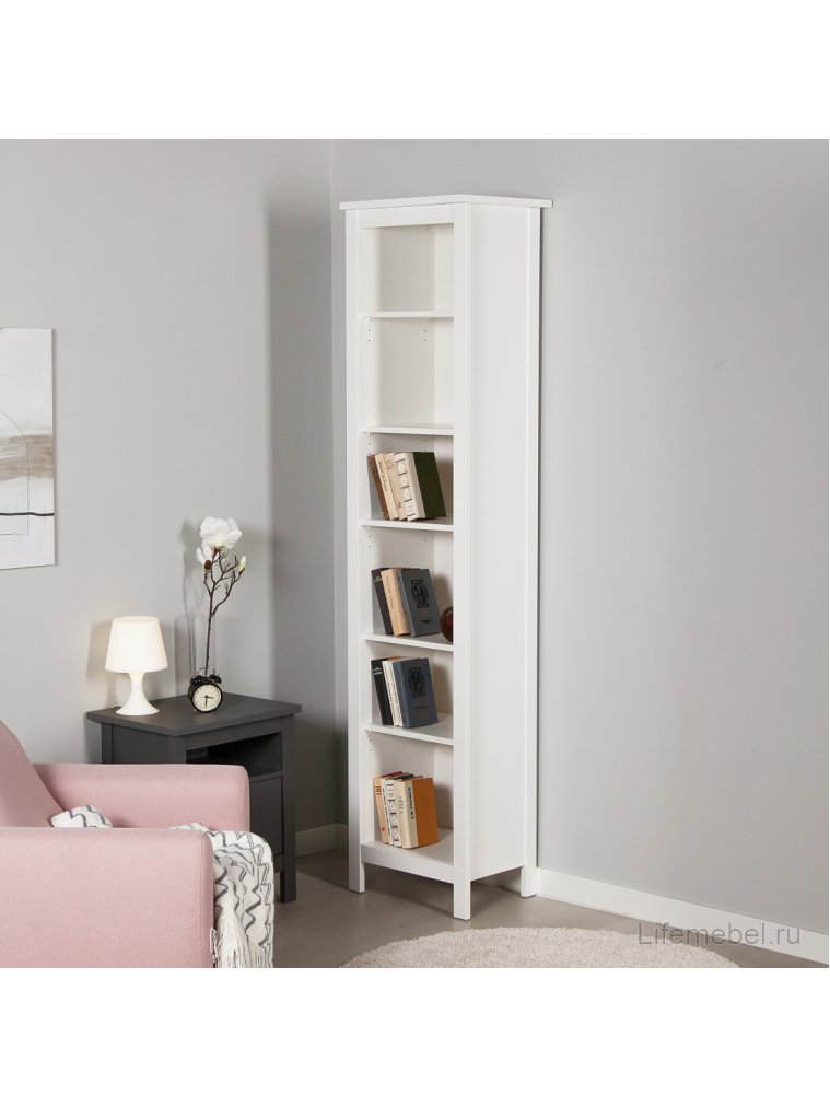 Стеллаж Сага 50 белый