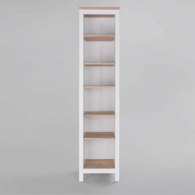 Стеллаж Сага 50 белый / ясень