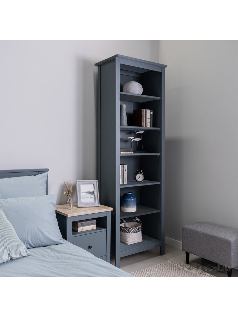 Стеллаж Сага 70 бирюзовый