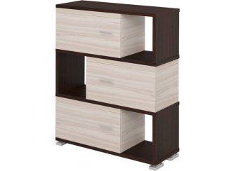 Стеллаж СБ-30-3 венге / карамель