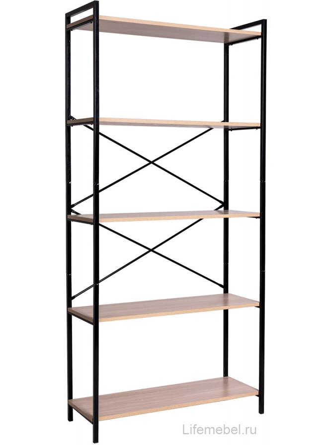 Стеллаж SH-004 ясень шимо светлый