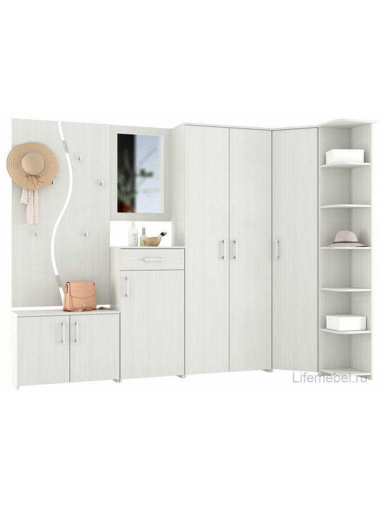 Стеллаж Агата АТ-9 северное дерево светлое