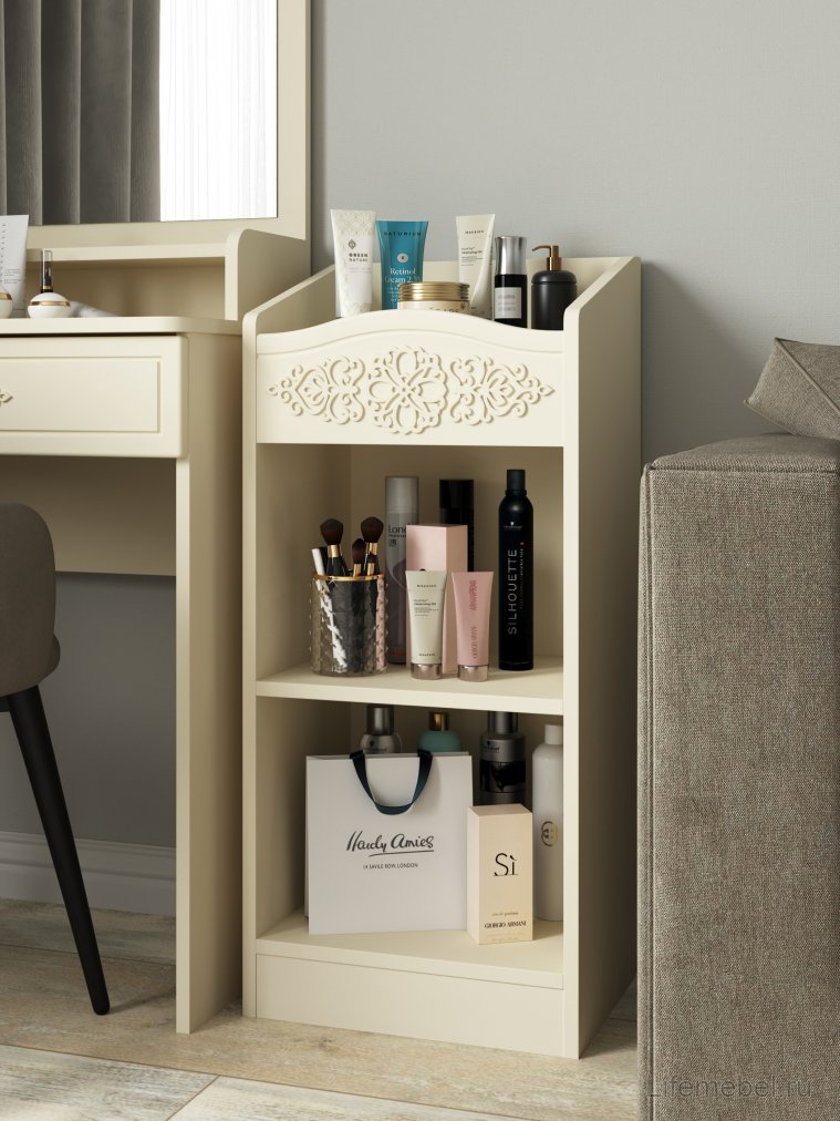 Стеллаж Ассоль АС-66 ваниль