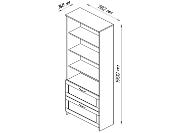 Стеллаж Сириус