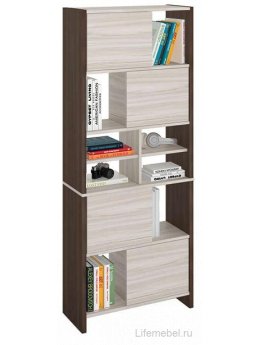 Стеллаж СТЛ-ЗВХ ШК шамони-ч / карамель