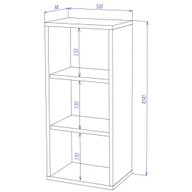 Стеллаж СУ ш1в1 Ш