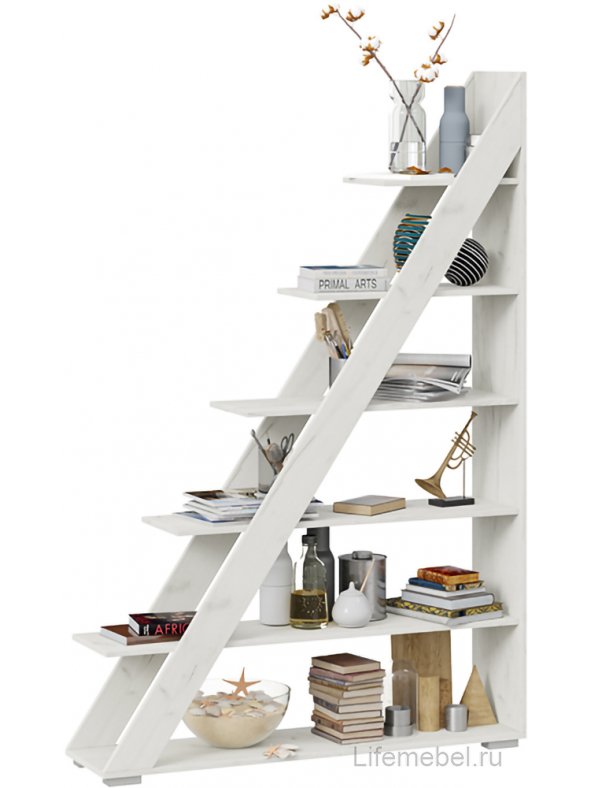 Стеллаж Тип 14 дуб крафт белый