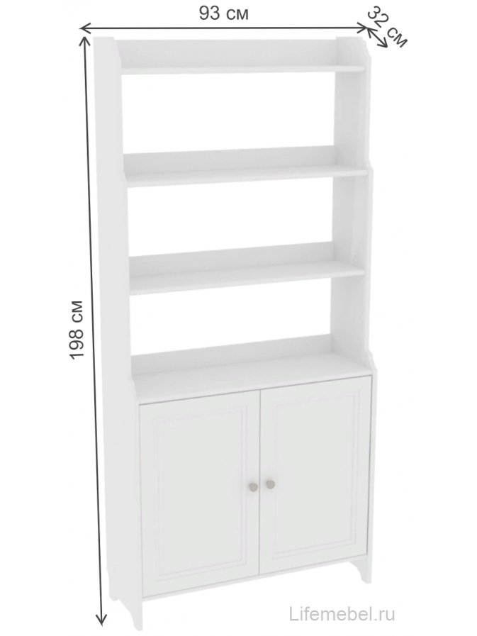 Стеллаж Вествик 20 белый