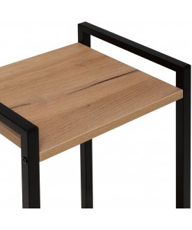 Цветочница Leset Стилвуд 12 дуб крафт золотой / черный