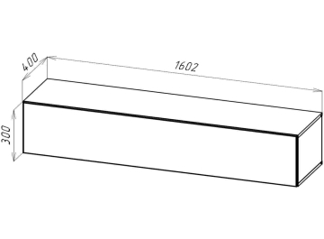 Шкаф навесной Лоук Т-3