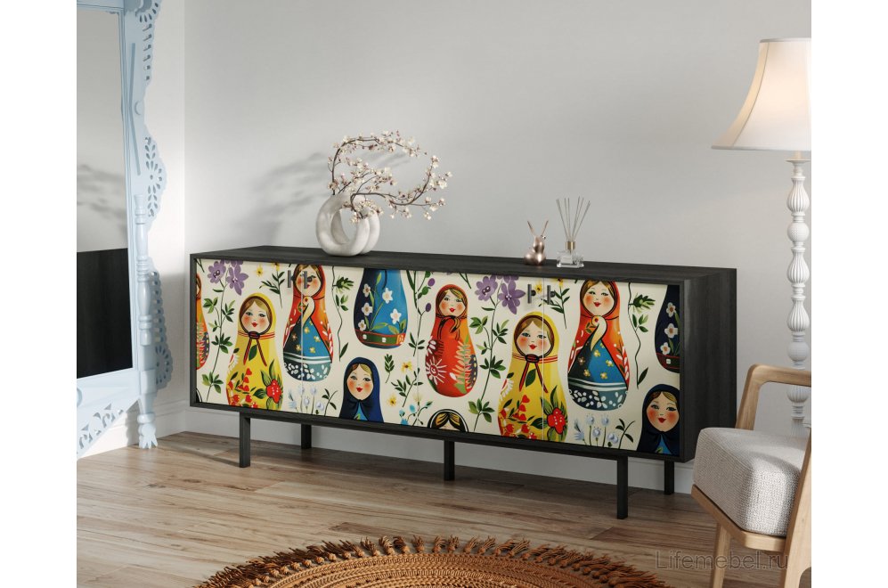 Тумба Эмерсон (Emerson) EM01/Art04 черный