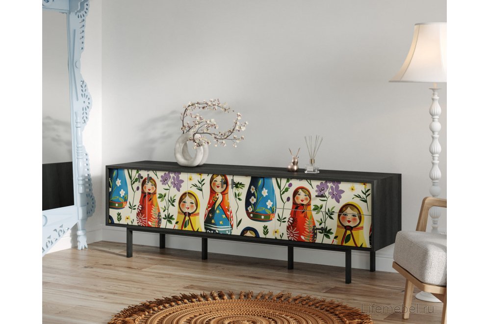 Тумба Эмерсон (Emerson) EM04/Art04 черный