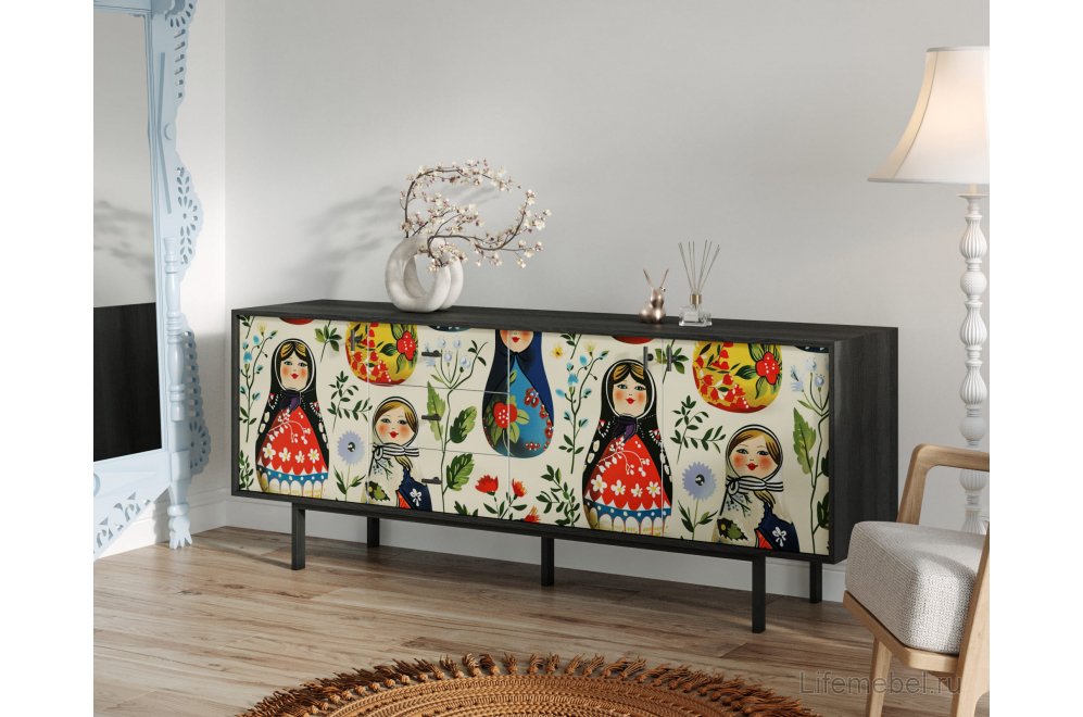 Тумба Эмерсон (Emerson) EM07/Art04 черный