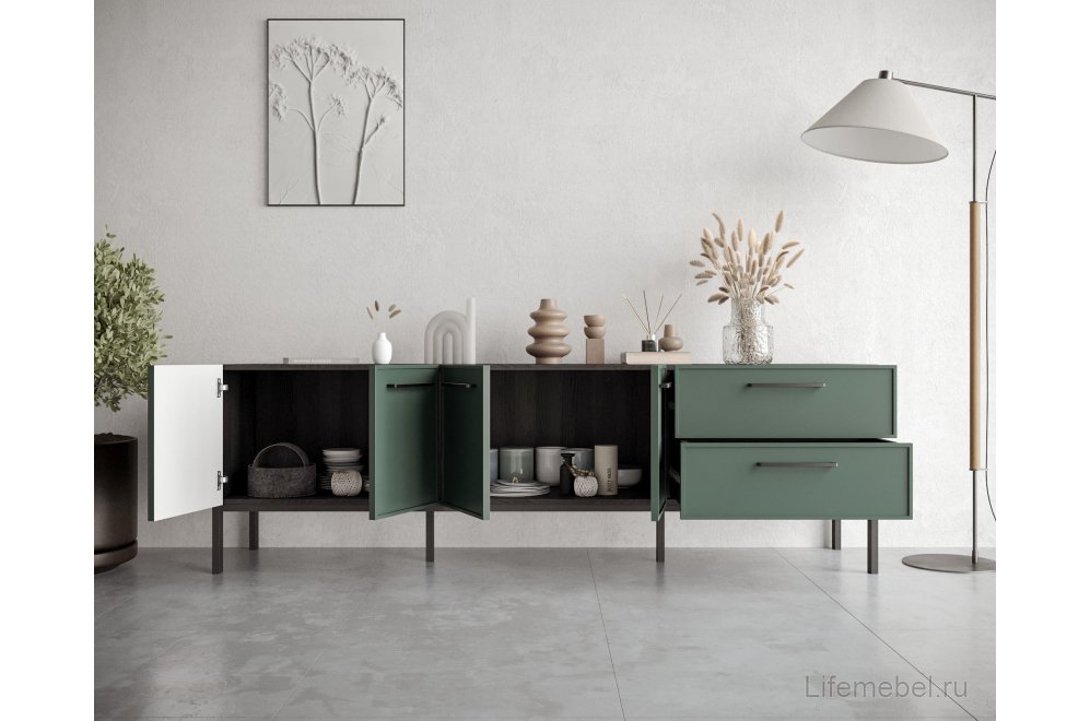Тумба Николь (Nicole) NEM04G Зеленый