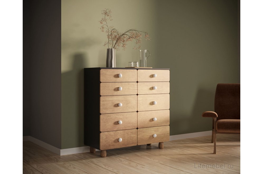 Тумба Сплит (Split) SP18 коричневый