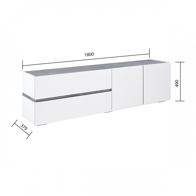 ТВ-тумба Аркон белый