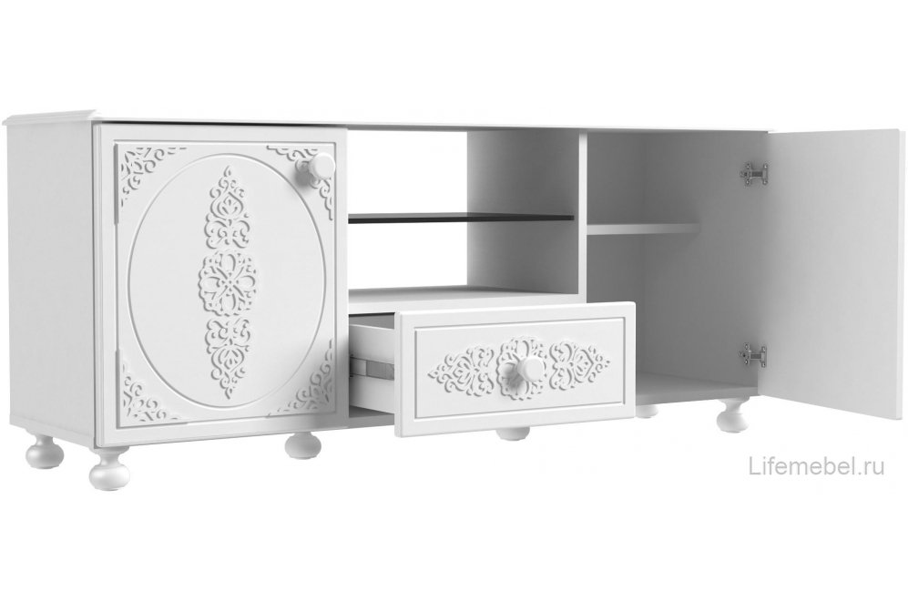ТВ-тумба Ассоль АС-13 белое дерево