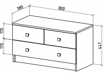 ТВ-тумба Бостон-3