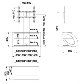 ТВ-тумба Гросс ПС 150