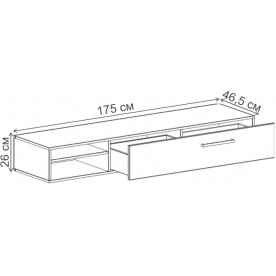 ТВ-тумба Кельн 1750