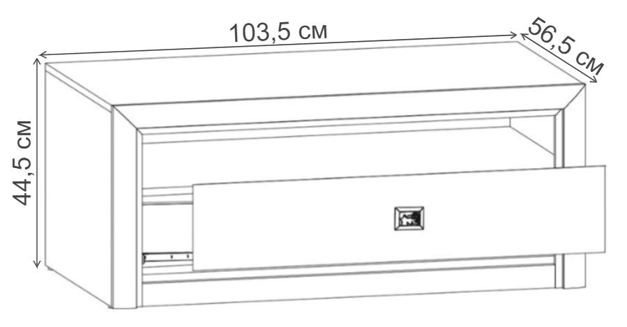 ТВ-тумба Коен RTV1S штрокс
