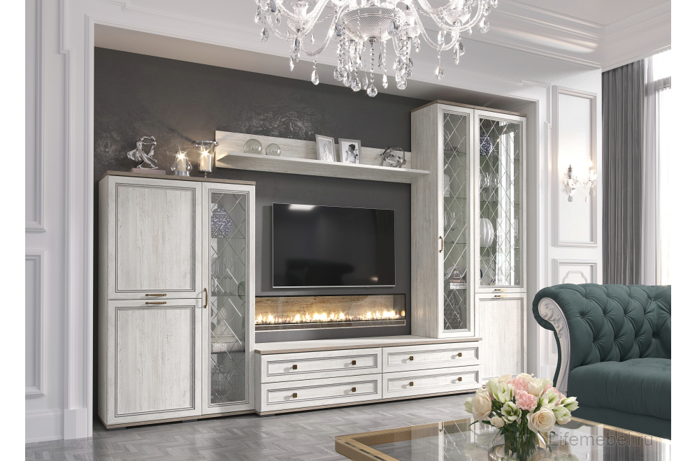 ТВ-тумба Македония ТБ-102 сосна санторини светлый