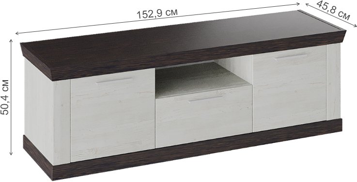 ТВ-тумба Поланд винтенберг / венге