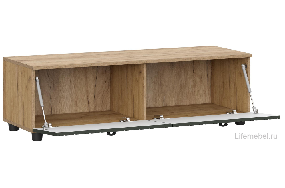 ТВ-тумба Порту дуб золотой / олива софт