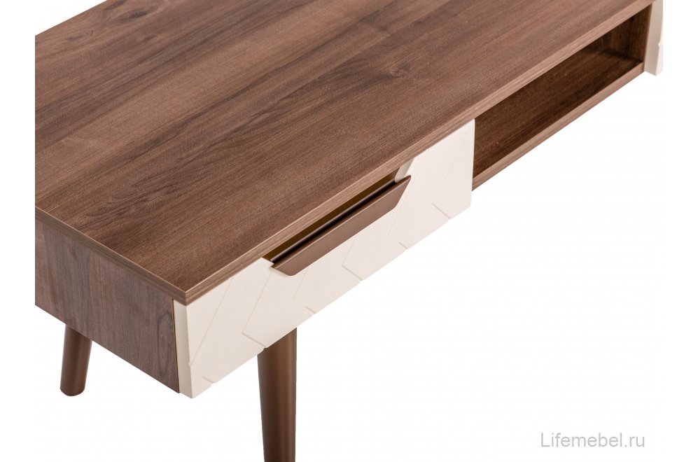 ТВ-тумба Сканди керамик матовый / орех табак