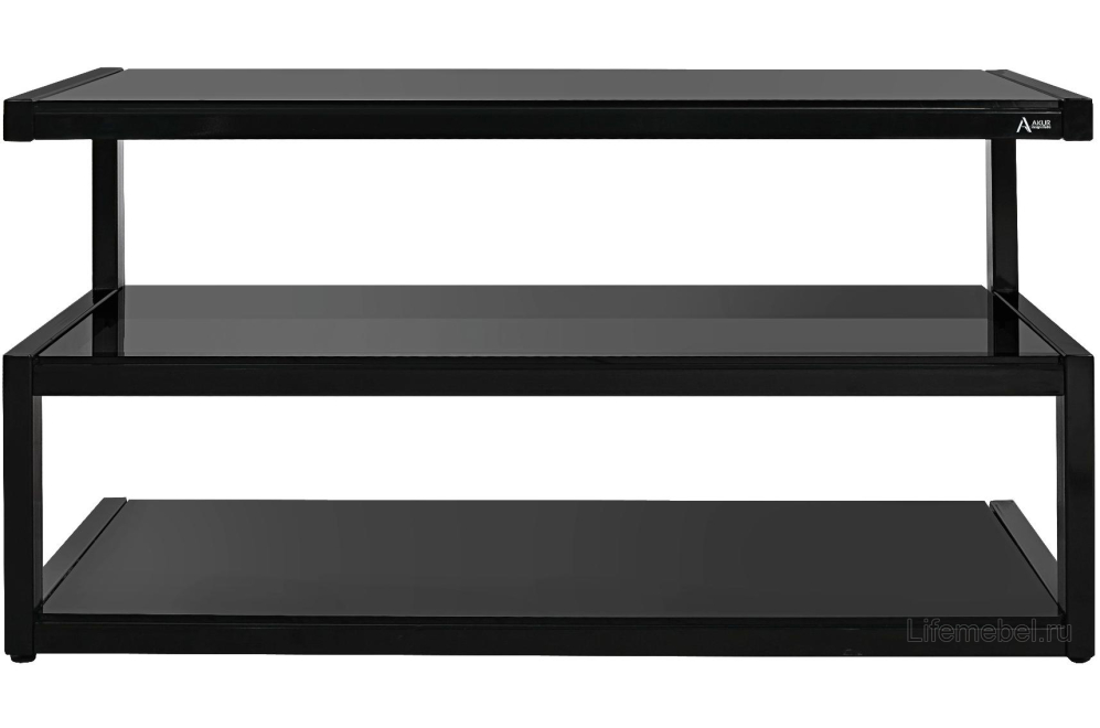 ТВ-тумба Снайк 120 черный / тонированное стекло