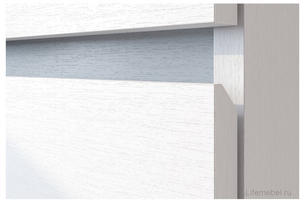 ТВ-тумба Токио белая текстурная