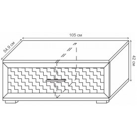 ТВ-тумба Трейв Л 105