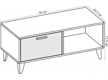 ТВ-тумба Эго Т-4 на ножках