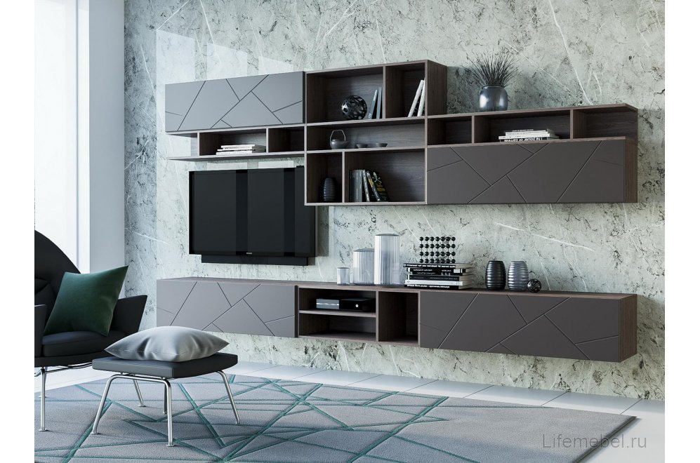 ТВ-тумба Urban / Summit НМ 011.88 ТВА ясень анкор темный kr