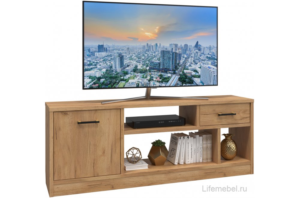 ТВ-тумба Виктория ВИ-1К дуб крафт золотой