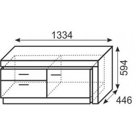 ТВ-тумба Люмен 02