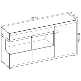 Витрина Линате 3D TYP 42