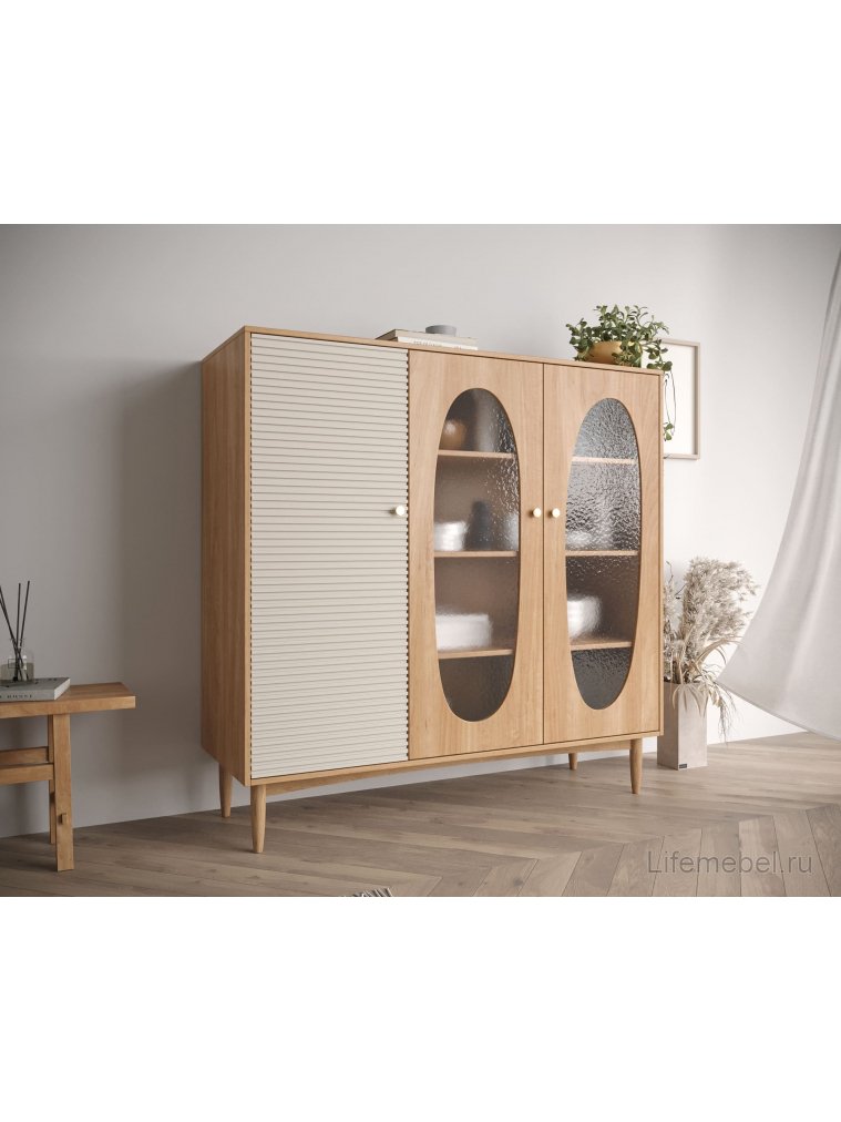 Витрина Баббл (Bubbles) BBL13 Орех