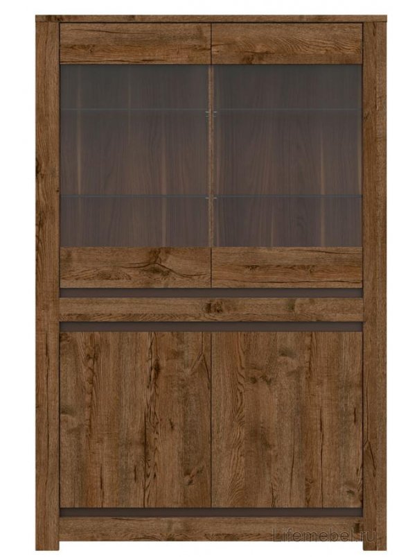 Витрина Када REG2W2D дуб april