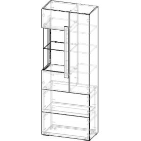 Витрина Куба 1706.М4