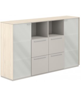 Офисный стеллаж NZ-0336 серый камень