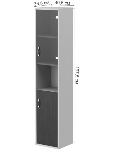 Витрина Imago СУ-1.4R ясень шимо