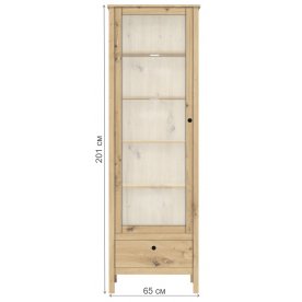 Витрина Хельга REG1W1S 65 с подсветкой