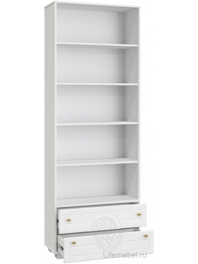 Витрина Монблан МБ-27К белое дерево