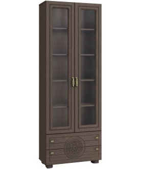 Книжный шкаф Монблан МБ-27К белое дерево