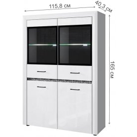 Витрина WhiteBlack 2V2D