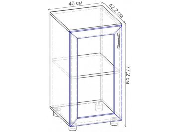 Витрина Витрина 400 СТ.046.400-03