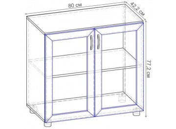 Витрина Витрина 800 СТ.045.800-03