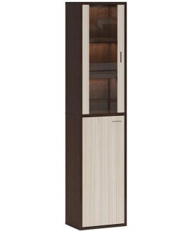 Витрина СУ ш1в2+1ФГ+1ФС БЕН венге / карамель
